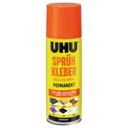 UHU® SPRÜHKLEBER Transparent + Permanent