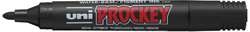 UNI-BALL Permanentmarker Prockey , Rundspitze, Schwarz