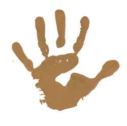 GERSTAECKER Fingermalfarbe, 750-ml-Flasche, Braun