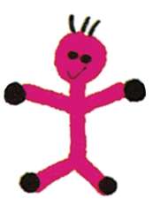 edding® 4600 Textilstift, Textilstift, Rosa