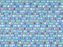 DÉCOPATCH® Papier, 30 x 40 cm, Pg. à 3 Bogen, Herzchen bunt
