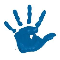 GERSTAECKER Fingermalfarbe, 750-ml-Flasche, Blau