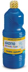 GIOTTO School Paint Temperafarbe, 1 Liter, Ultramarinblau