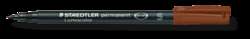 STAEDTLER® Lumocolor® permanent pen 313, einzeln, Superfein, 0,4 mm, Braun