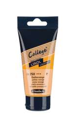 SCHMINCKE College® Linoldruckfarben, 75-ml-Tube, Gelborange