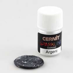 CERNIT® Sparkling Pigmentpulver, 5 g, Diamant-Silber