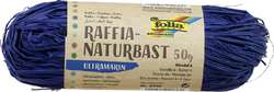 FOLIA Naturbast Raffia, 50 g, Ultramarin