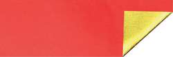 URSUS® Alu-Bastelfolie, glänzend, 10 m Rolle**, Rot/Gold