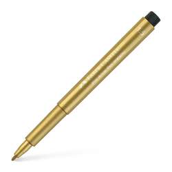 FABER-CASTELL Tuschestift PITT Artist Pen metallic, einzeln, Einzeln, gold