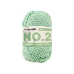 myboshi NO.2 Wolle, 50 g, 100 m, Minze
