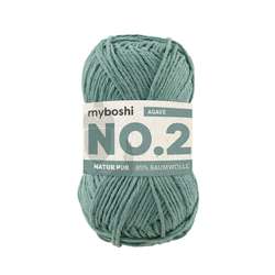 myboshi NO.2 Wolle, 50 g, 100 m, Agave