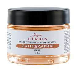 HERBIN pigmentierte Kalligrafietinte, 40 ml, Ocker