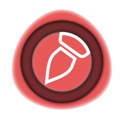 FABER-CASTELL Goldfaber Creative Marker Brush mit flexibler Pinselspitze, Pinselspitze, watermelon