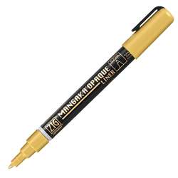 Kuretake ZIG® Cartoonist Mangaka Opaque Liner, Gold
