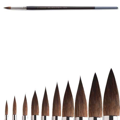 Acca Kappa Eyeliner Pinsel – Rotmarder Kolinsky Haare, Modell 51 171 N