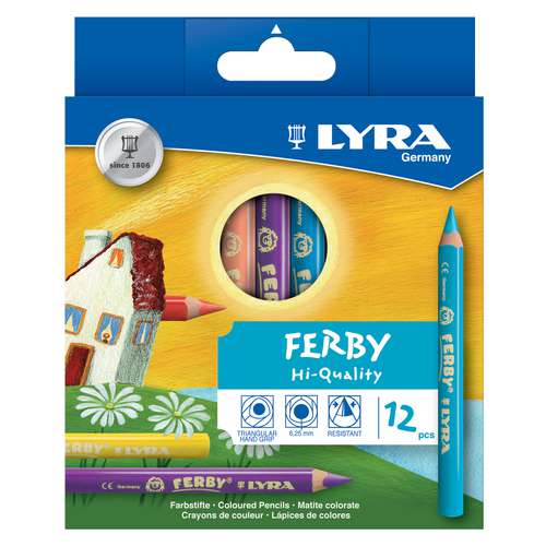 LYRA Dreikant-Farbstift FERBY® 12er Set 