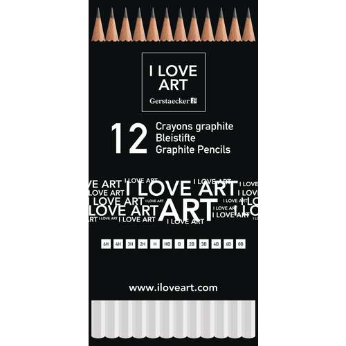 I LOVE ART Sketch Bleistift-Set 