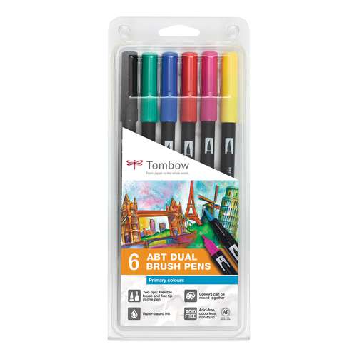 TOMBOW® ABT Dual Brush Pen 6er-Set