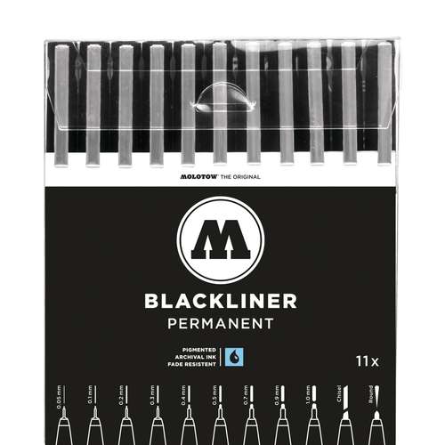 MOLOTOW™ BLACKLINER PERMANENT Complete Set 