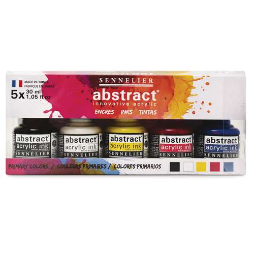 SENNELIER abstract® Ink Primärfarben-Set, 5 x 30 ml 