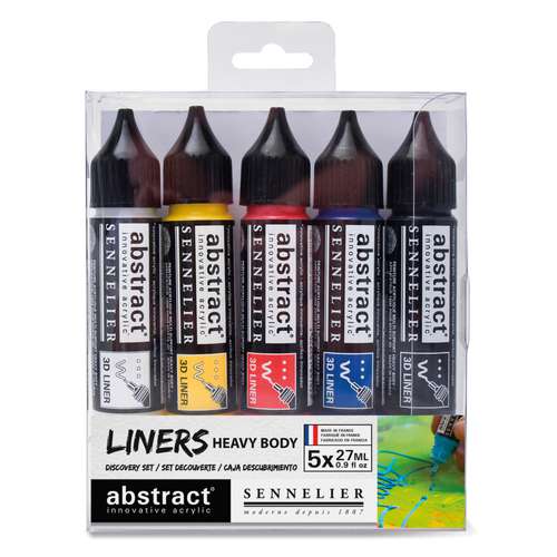 SENNELIER abstract® Liner Primärfarben Set, 5 x 27 ml 