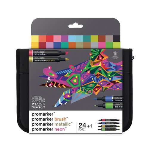 WINSOR & NEWTON™ promarker™ Mixed Marker 24er Set 