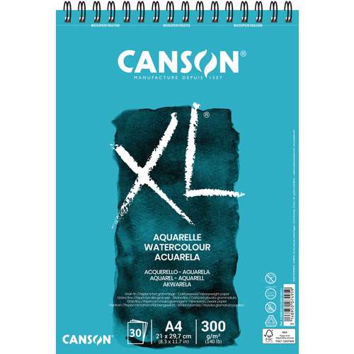 CANSON® XL® Aquarelle Studien-Aquarellblock 