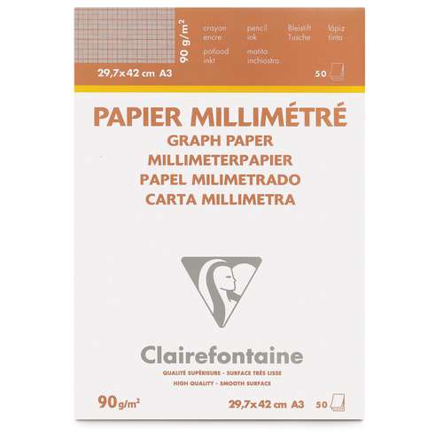 Clairefontaine Millimeterpapier-Block 