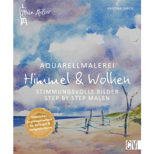 Aquarellmalerei - Himmel & Wolken 