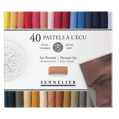 SENNELIER PASTELS À L'ÉCU, Künstler-Pastellkreiden Set  "Portrait" 