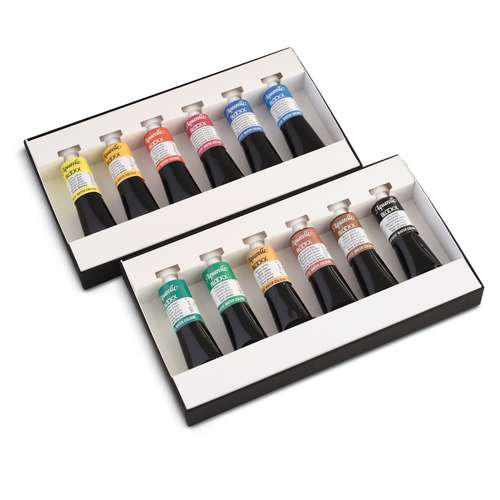 BLOCKX Aquarellfarben-Set, 12 x 15-ml-Tuben 