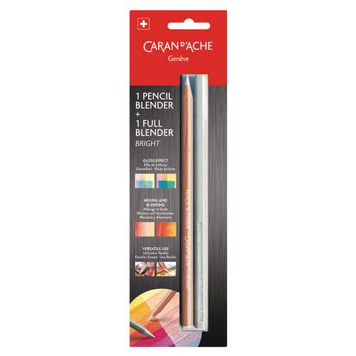 CARAN D'ACHE® Full Blender + Holzgefasster Blender-Set 