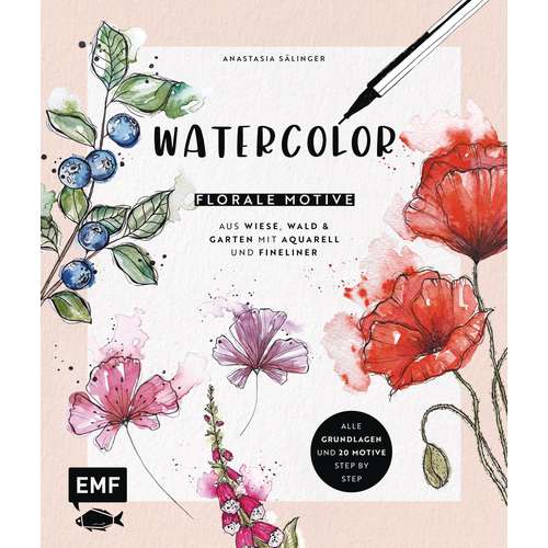 Watercolor - Florale Motive 