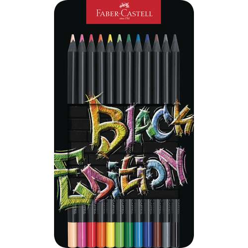 FABER-CASTELL Black Edition Buntstift-Sets 