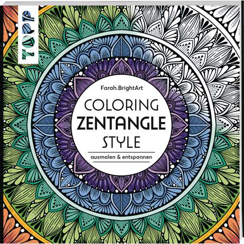 Coloring Zentangle-Style - Ausmalbuch 