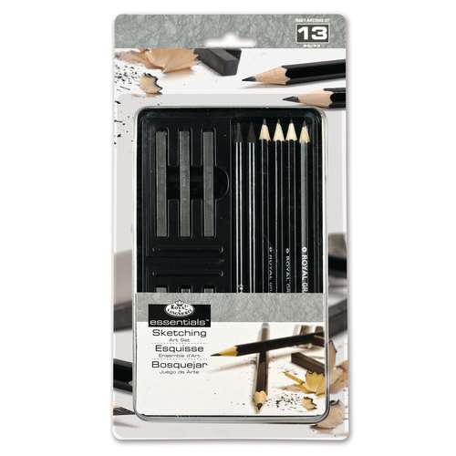 Royal & Langnickel Small Tin - Graphite Sketching Set Grafit-Zeichenset 