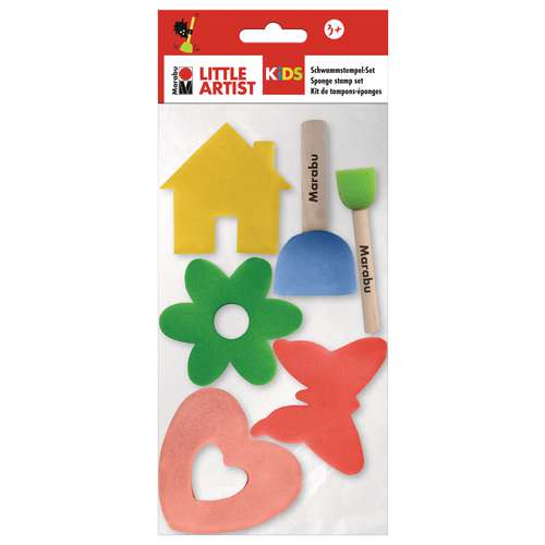 MARABU KiDS LITTLE ARTIST Schwammstempel-Set 