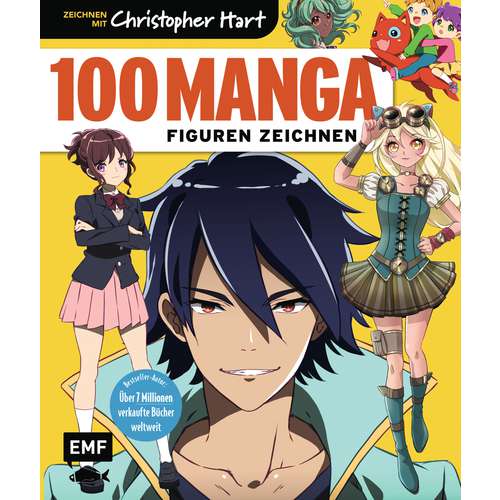 100 Manga-Figuren zeichnen 
