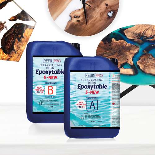 RESINPRO Epoxytable 5-NEW Kristallklares Epoxidharz 