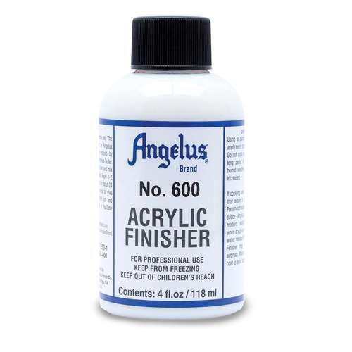 Angelus® ACRYLIC FINISHER N° 600 – Transparenter Topcoat für Acryl-Lederfarbe 