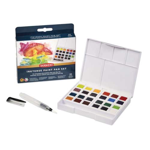 DERWENT INKTENSE Paint Pan Set 24 