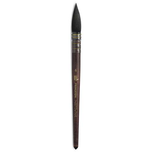 Pinceau Aquarelle Princeton Neptune Série 4750 - Écureuil Synthétique, Forme Quill Taille 6
