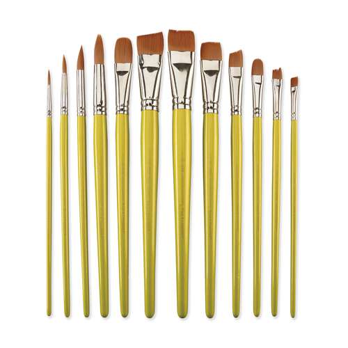 Royal & Langnickel® Brown Taklon Pinselset RSET-9503 – 12-teilig 