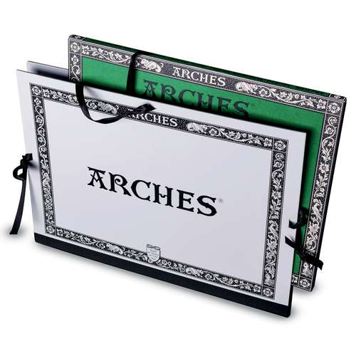 ARCHES® Portfolio Mappe mit Aquarellblock 31x41 cm 300 g/qm Feinkorn 