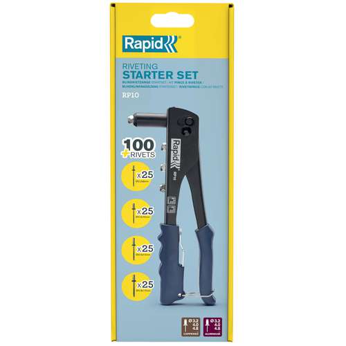 Rapid® RP10 Blindnietzange inkl. 100 Blindnieten 