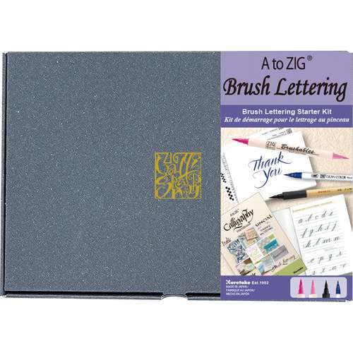 Kuretake A to ZIG® Brush Lettering Starter Set 