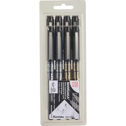 Kuretake ZIG® Cartoonist Mangaka Set mit 8 Stiften 