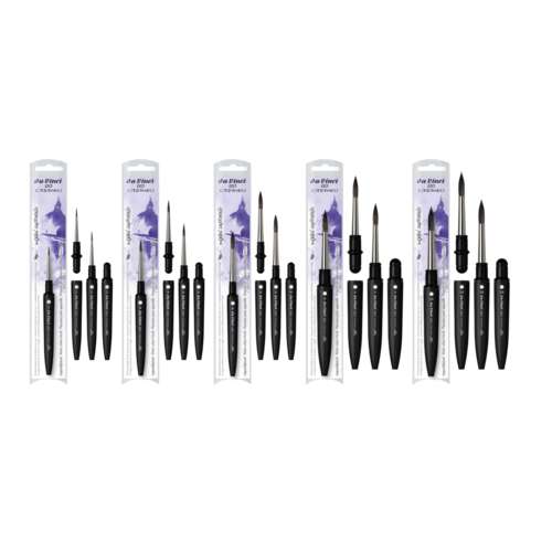 da Vinci GO CASANEO Reise-Aquarellpinsel, rund, Serie 8598 