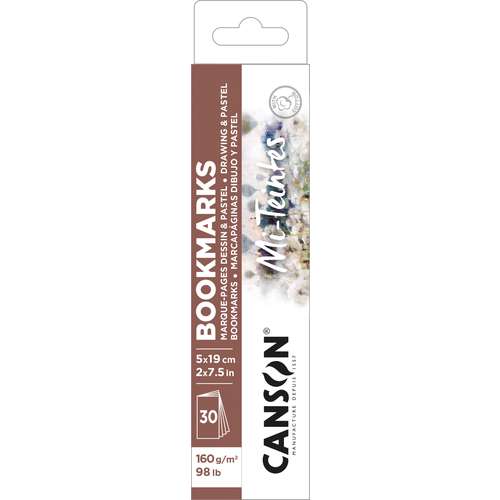 CANSON® Mi-Teintes® Pastellpapier Lesezeichenformat, 30 Blatt, 160 g/qm 