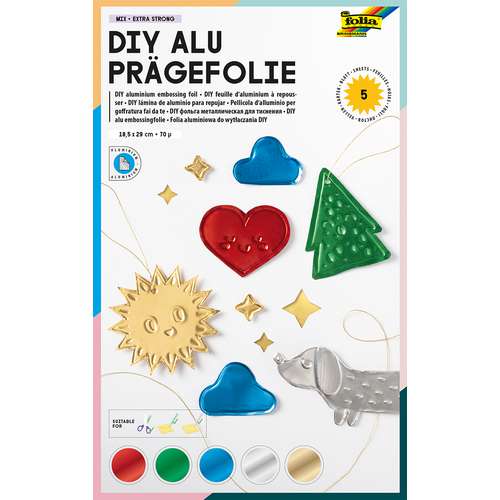 folia® DIY Aluprägefolie Mix 